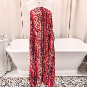 Floral high low dress